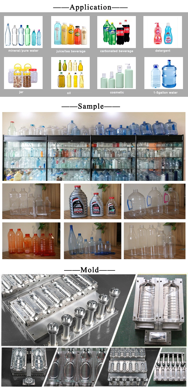 K5l4 Plastic Bottle Making Machine/Pet Blow Molding Machine Has a Fast Stretching Speed